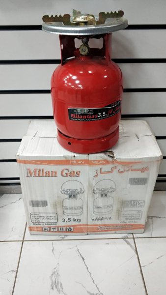 Баллон газовый 1л с газовой горелкой "Кемпинг"